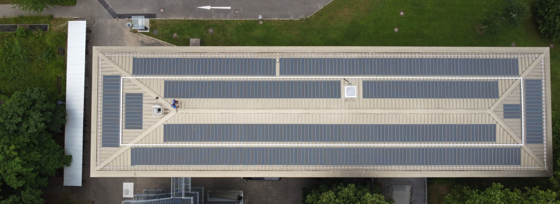 DAS Energy auf dem Dach der Universität Freiburg